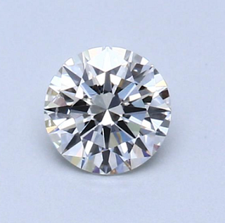 GIA - Certified 0.58 CT Round Cut Loose Diamond I Color VVS1 Clarity
