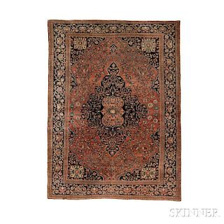 Antique Fereghan Sarouk Carpet