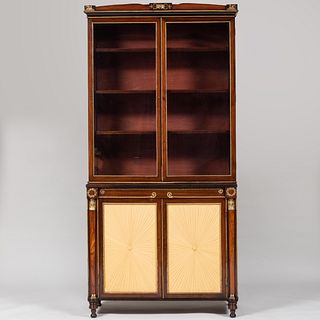 Late Regency Gilt-Metal-Mounted Rosewood Cabinet, in the Egyptian Taste