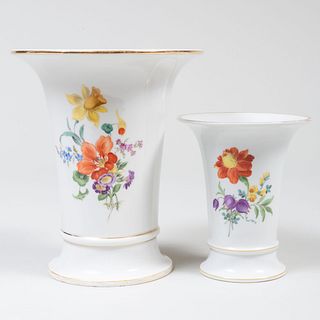 Two Meissen Porcelain Vases 