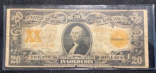 US 1906 Twenty Dollar Gold Certificate Large Note