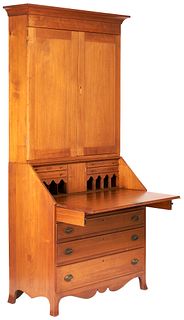Middle Tennessee Walnut Federal Secretary-Bookcase