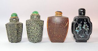 Assembled Grouping of Four Snuff Bottles