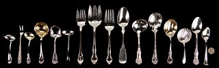 17 Pcs. Assorted Sterling Silver Flatware, incl. Hope Brothers