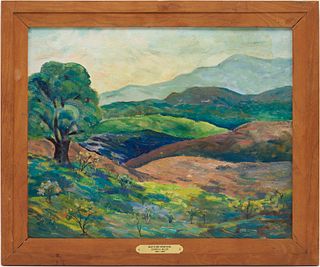 Eugenia Miller O/B Landscape of Blue Ridge Mountains