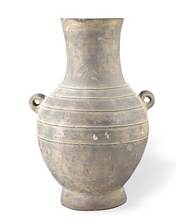 Large Chinese Ceramic Pottery Jar, Han Dynasty