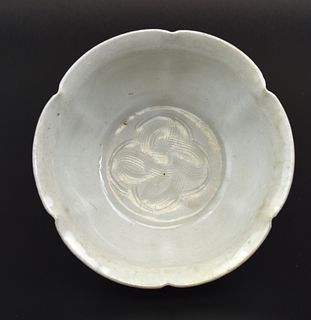 Chinese Qingbai Glazed Stem Bowl, Song Dynasty