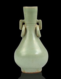 Chinese Longquan Celadon Vase, Yuan Dynasty