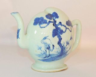 Chinese Porcelain Puzzle Teapot