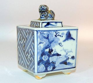 Chinese Porcelain Inkwell