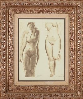 MARINO MARINI, Two Nudes, lithograph on paper