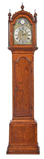 Georgian Mahogany Inlaid Tall Case Clock