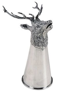 Tiffany Sterling Stag Stirrup Cup