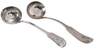 American and English Silver Ladles