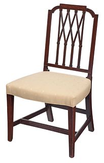 American Federal Inlaid Mahogany Side Chair