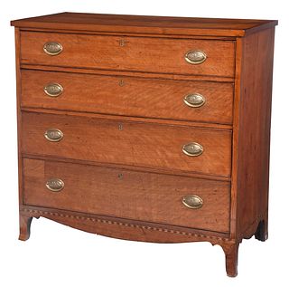Southern Federal Inlaid Walnut Chest of Drawers