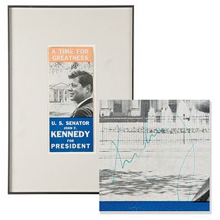 John F. Kennedy Signed 1960 Presidential Campaign Brochure