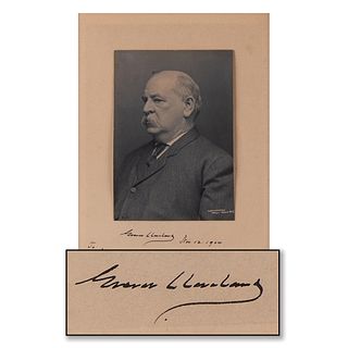 Grover Cleveland Signed Photograph