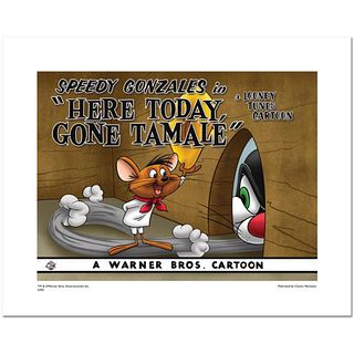 Here Today, Gone Tamale Limited Edition Giclee from Warner Bros., Numbered with Hologram Seal and Certificate of Authenticity.