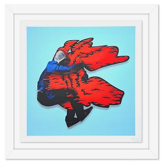 Hijack, "Life" Framed Limited Edition Silkscreen, Numbered and Hand Signed with Letter of Authenticity.