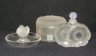 Lalique Glass Grouping