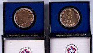 American Revolution Bicentennial Medals Pair