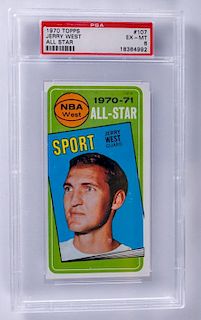 1970 Topps Jerry West All Star Basketball Card