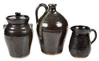 Three Pieces of Burlon Craig Pottery