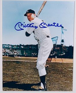 Mickey Mantle Autographed Photo