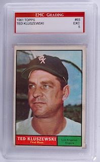 1961 Topps Ted Kluszewski Baseball Card (Graded)