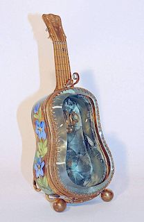 Guitar-form Porcelain Watch Box