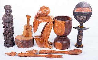 Hand Carved Wooden Sculptures Collection