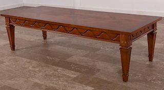 Cherry Parquetry Top Coffee Table