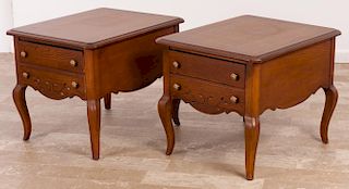 Single Drawer Side Table Pair