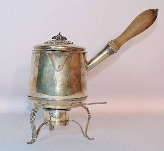 George IV Silver Sauce Pot/Brandy Warmer
