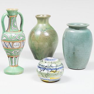 Group of Four Pottery Vessels