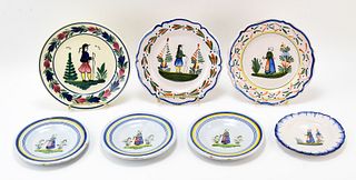 QUIMPER PLATE COLLECTION