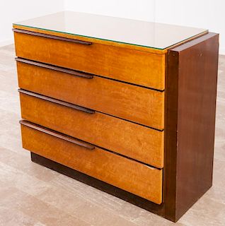 Gilbert Rohde Art Deco Four Drawer Dresser