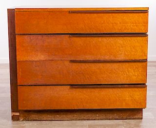 Gilbert Rohde Art Deco Four Drawer Dresser