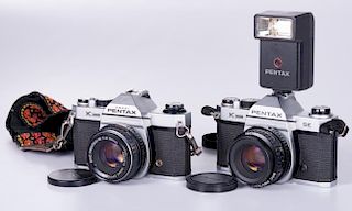 Asahi Pentax & Pentax K1000 Cameras