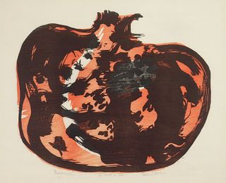 Leonard Baskin (American 1922-2000) woodcut