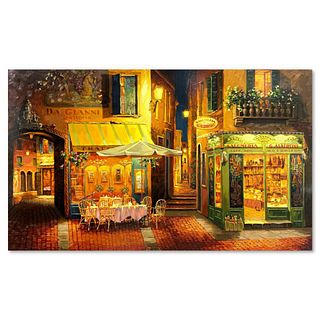 Viktor Shvaiko, "Evening in Verona" Hand Embellished Limited Edition Printer's Proof on Canvas (34" x 56"), Numbered 1/5 and Hand Signed with Letter o