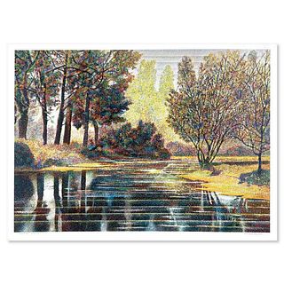 Marcus Uzilevsky (1937-2015), "Central Park" Limited Edition Serigraph, Numbered and Hand Signed with Letter of Authenticity