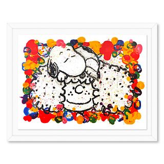 Tom Everhart- Hand Pulled Original Lithograph "Why I Like Big Hair"