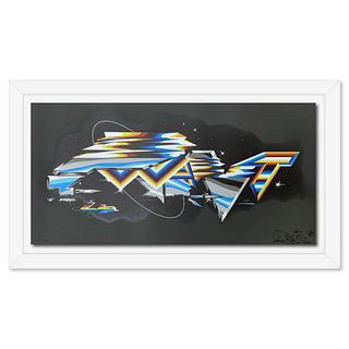 Felipe Pantone, "Pant1 25 Years" Framed Limited Edition Hand Pulled Silkscreen and UV Print, Numbered and Hand Signed with Letter of Authenticity