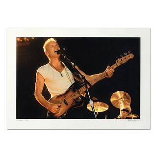 Rob Shanahan, "Sting" Hand Signed Limited Edition Giclee with Certificate of Authenticity.