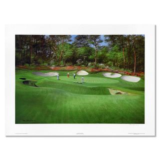 Peter Ellenshaw (1913-2007), "13th Hole at Augusta" Limited Edition Lithograph, Numbered and Hand Signed with Letter of Authenticity.