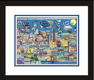 Al Schreiber- Hand signed and numbered 3D construction "Chicago"