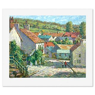 Christian Title, "Quiet Village" Limited Edition Printer's Proof, Numbered 1/20 and Hand Signed with Letter of Authenticity