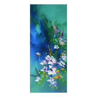Thomas Leung, "Spring Bouquet" Limited Edition on Canvas, Numbered and Hand Signed with Letter of Authenticity.